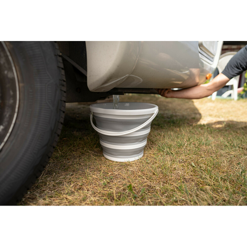 ΚΟΥΒΑΣ ΠΛΥΣΙΜΑΤΟΣ/ΚΑΛΑΘΙ ΜΕΤΑΦΟΡΑΣ ΑΝΤΙΚΕΙΜΕΝΩΝ ΠΤΥΣΣΟΜΕΝΟΣ 5>25cm ΜΕ ΧΕΙΡΟΛΑΒΗ 10LT ΛΕΥΚΟ/ΓΚΡΙ