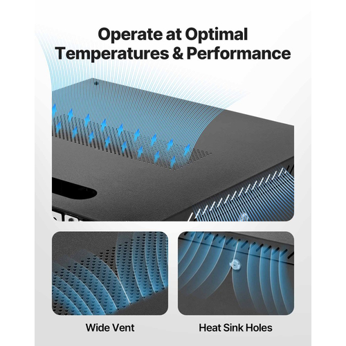 VEVOR 22U Δικτυακό Καμπίνας Τοποθέτησης σε Επιτοίχιο Χώρο, Βάθος 600 mm, Μέγιστη Χωρητικότητα Φόρτισης 136 kg, Περίβλημα Rack για Καμπίνα Server με Κλειδωμένη Πόρτα από Σκληρυμένο Γυαλί, Πλευρικά Πάνελ, Rack Server για Εξοπλισμό IT, Συσκευές A/V