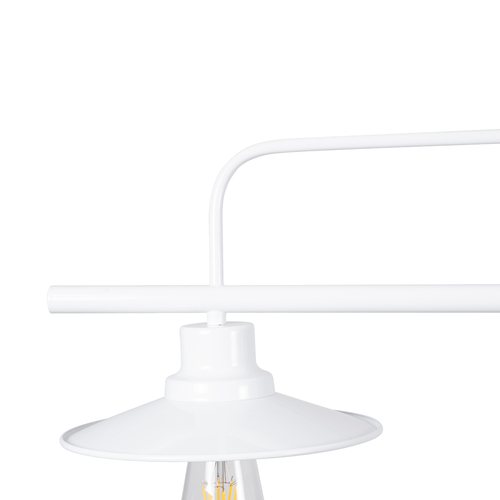 GLOBOSTAR® REGAL 01010 Vintage Φωτιστικό Οροφής με Ντουί 3 x E27 AC 220-240V IP20 - Λευκό - Μ110 x Π26 x Υ75cm