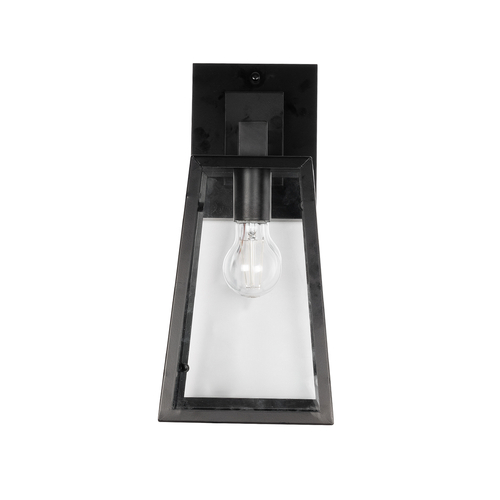 GLOBOSTAR® ASETYLIN 01032 Vintage Φωτιστικό Τοίχου - Απλίκα με Ντουί 1 x E27 AC 220-240V IP20 - Μαύρο - Μ18 x Π17 x Υ37cm