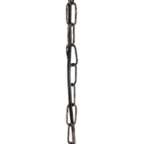 GLOBOSTAR® RAY 01045 Vintage Κρεμαστό Φωτιστικό Οροφής με Ντουί 1 x E27 AC 220-240V IP20 - Χάλκινο Εφέ Σκουριάς - Μ46 x Π46 x Υ36cm