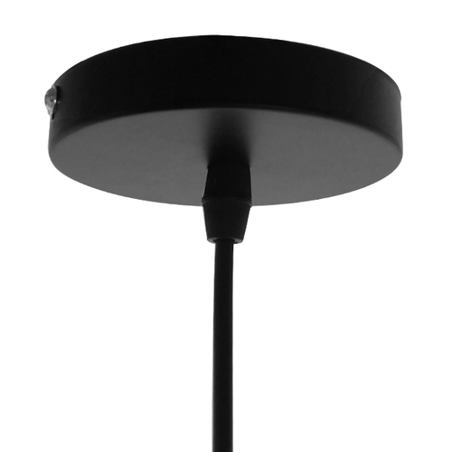 GLOBOSTAR® RAY 01050 Vintage Κρεμαστό Φωτιστικό Οροφής με Ντουί 1 x E27 AC 220-240V IP20 - Μαύρο - Μ26 x Π26 x Υ25cm