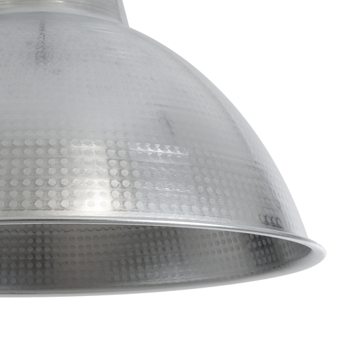 GLOBOSTAR® LOUVE 01178 Vintage Κρεμαστό Φωτιστικό Οροφής με Ντουί 1 x E27 AC 220-240V IP20 - Ασημί - Μ40 x Π40 x Υ30cm
