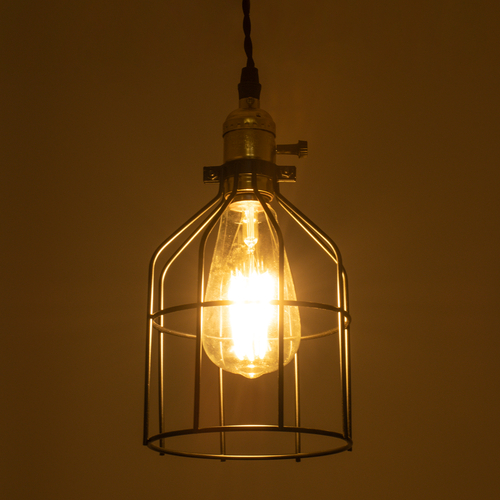 GLOBOSTAR® GALOT 01179 Vintage Κρεμαστό Φωτιστικό Οροφής με Ντουί 1 x E27 AC 220-240V IP20 - Μαύρο & Χρυσό - Μ13.5 x Π13.5 x Y16cm