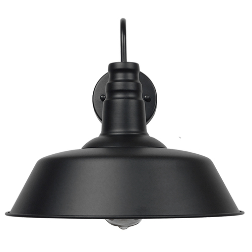 GLOBOSTAR® SORD 01053 Vintage Φωτιστικό Τοίχου - Απλίκα με Ντουί 1 x E27 AC 220-240V IP20 - Μαύρο - Μ36 x Π42 x Υ32cm