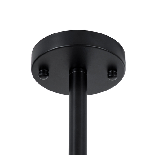 GLOBOSTAR® LUNA 01088 Μοντέρνο Φωτιστικό Οροφής με Ντουί 5 x E27 AC 220-240V IP20 - Λευκό & Μαύρο - Μ60 x Π60 x Υ43cm