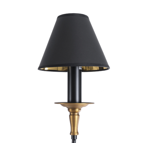 GLOBOSTAR® LIMI 01091 Vintage Κρεμαστό Φωτιστικό Οροφής με Ντουί 3 x E14 AC 220-240V IP20 - Μαύρο & Χρυσό - Μ55 x Π55 x Υ55cm