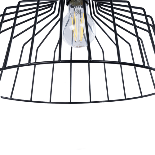 GLOBOSTAR® TRIUMPH 01117 Vintage Φωτιστικό Τοίχου - Απλίκα με Ντουί 1 x E27 AC 220-240V IP20 - Μαύρο - Μ30 x Π36 x Υ30cm