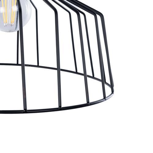 GLOBOSTAR® TRIUMPH 01117 Vintage Φωτιστικό Τοίχου - Απλίκα με Ντουί 1 x E27 AC 220-240V IP20 - Μαύρο - Μ30 x Π36 x Υ30cm