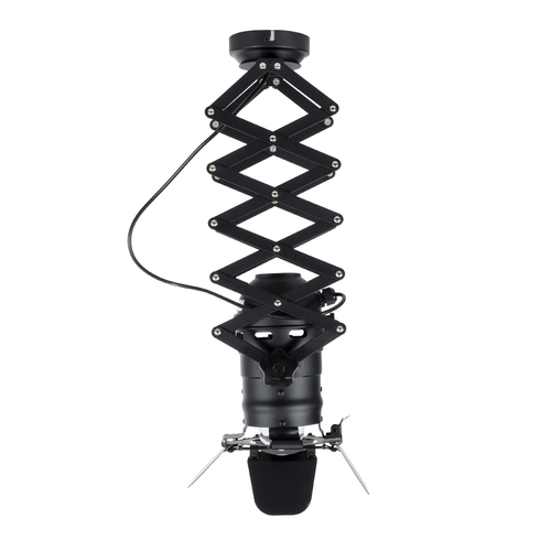 GLOBOSTAR® BROADWAY 01140 Vintage Φωτιστικό Οροφής με Ντουί 1 x E27 AC 220-240V IP20 - Μαύρο - Μ28 x Π25 x Υ100cm