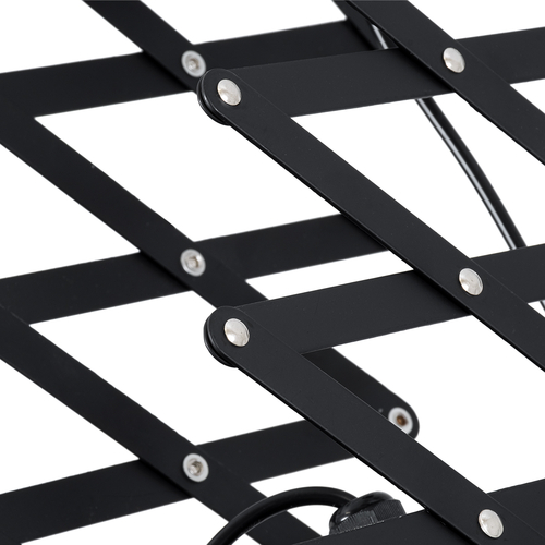 GLOBOSTAR® BROADWAY 01140 Vintage Φωτιστικό Οροφής με Ντουί 1 x E27 AC 220-240V IP20 - Μαύρο - Μ28 x Π25 x Υ100cm