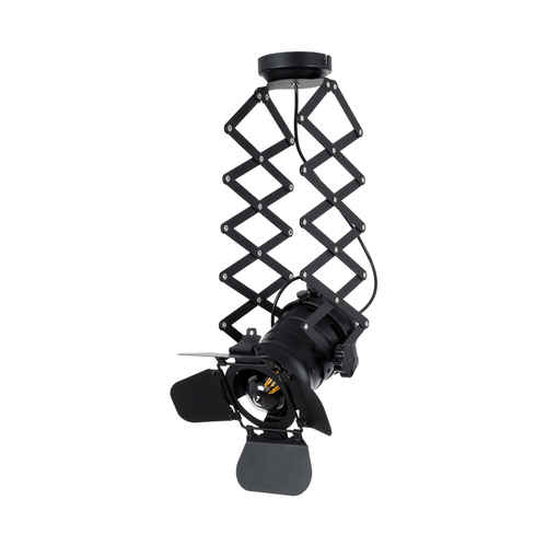 GLOBOSTAR® BROADWAY 01140 Vintage Φωτιστικό Οροφής με Ντουί 1 x E27 AC 220-240V IP20 - Μαύρο - Μ28 x Π25 x Υ100cm