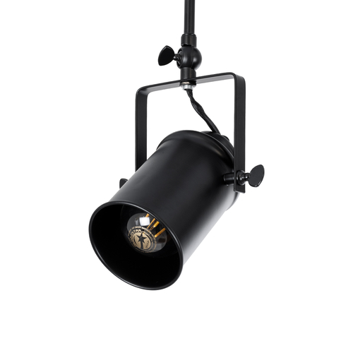 GLOBOSTAR® HOLLYWOOD 01154 Vintage Φωτιστικό Οροφής με Ντουί 2 x E27 AC 220-240V IP20 - Μαύρο - Μ45 x Π15 x Υ40cm