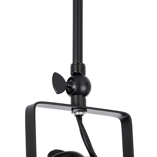 GLOBOSTAR® HOLLYWOOD 01154 Vintage Φωτιστικό Οροφής με Ντουί 2 x E27 AC 220-240V IP20 - Μαύρο - Μ45 x Π15 x Υ40cm