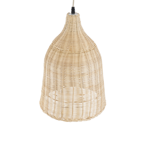 GLOBOSTAR® BAHAMAS 01202 Boho Κρεμαστό Φωτιστικό Οροφής με Ντουί 1 x E27 AC 220-240V IP20 - Μπεζ - Μ30 x Π30 x Υ40cm