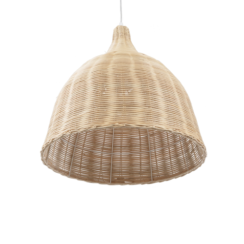 GLOBOSTAR® BAHAMAS 01203 Boho Κρεμαστό Φωτιστικό Οροφής με Ντουί 1 x E27 AC 220-240V IP20 - Μπεζ - Μ45 x Π45 x Υ47cm