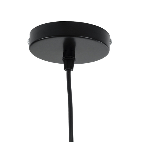 GLOBOSTAR® SHERLOCK 01215 Vintage Κρεμαστό Φωτιστικό Οροφής με Ντουί 1 x E27 AC 220-240V IP20 - Μαύρο & Χρυσό - Μ26 x Π26 x Υ16cm