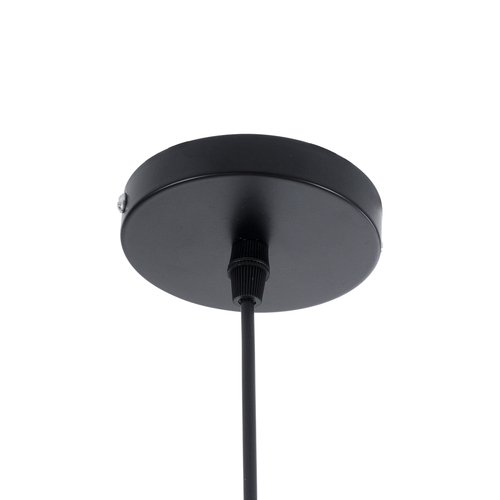 GLOBOSTAR® NUNZIATA 01236 Vintage Κρεμαστό Φωτιστικό Οροφής με Ντουί 1 x E27 AC 220-240V IP20 - Μαύρο & Χρυσό - Μ26 x Π26 x Υ40cm