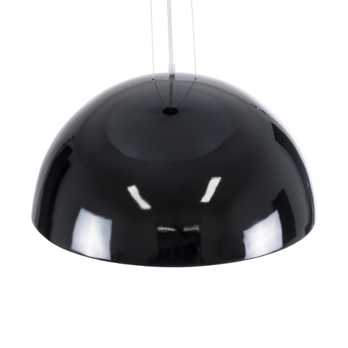 GLOBOSTAR® SERENIA 01270 Μοντέρνο Κρεμαστό Φωτιστικό Οροφής με Ντουί 1 x E27 AC 220-240V IP20 - Μαύρο & Λευκό - Μ60 x Π60 x Υ30cm