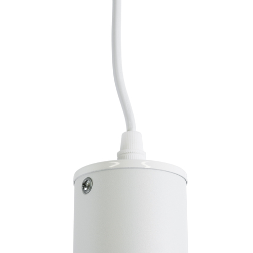 GLOBOSTAR® CANNON 01274 Μοντέρνο Κρεμαστό Φωτιστικό Οροφής με Ντουί 1 x GU10 AC 220-240V IP20 - Λευκό - Μ6 x Π6 x Y20cm