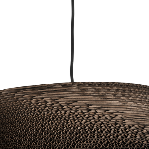 GLOBOSTAR® SANTORINI 01290 Boho Κρεμαστό Φωτιστικό Οροφής με Ντουί 1 x E27 AC 220-240V IP20 - Καφέ - Μ30 x Π30 x Y20cm