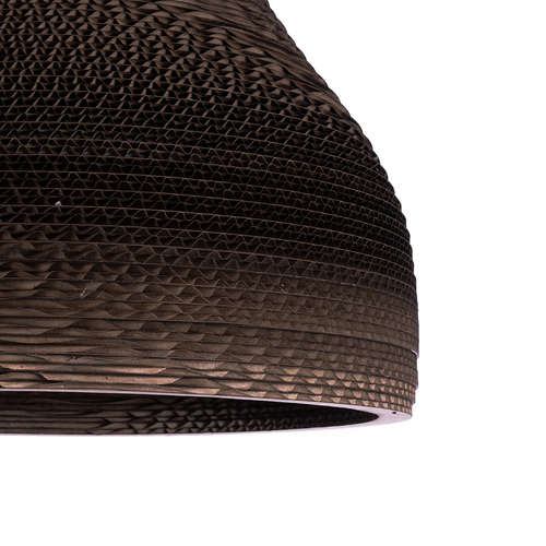 GLOBOSTAR® SANTORINI 01292 Boho Κρεμαστό Φωτιστικό Οροφής με Ντουί 1 x E27 AC 220-240V IP20 - Καφέ - Μ30 x Π30 x Y30cm