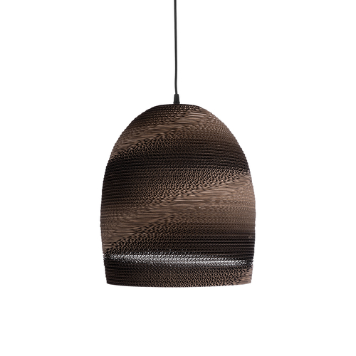 GLOBOSTAR® SANTORINI 01296 Boho Κρεμαστό Φωτιστικό Οροφής με Ντουί 1 x E27 AC 220-240V IP20 - Καφέ - Μ35 x Π35 x Υ40cm