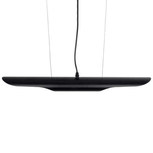 GLOBOSTAR® ESTERINA 01304 Μοντέρνο Κρεμαστό Φωτιστικό Οροφής με Ντουί 2 x E27 AC 220-240V IP20 - Μαύρο & Χρυσό - Μ60 x Π6 x Υ6cm