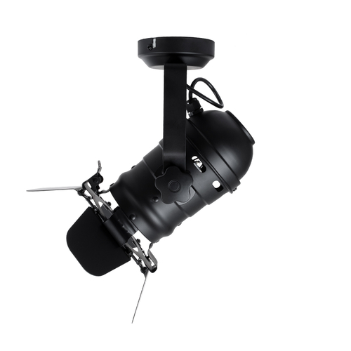 GLOBOSTAR® DETROIT 01372 Vintage Φωτιστικό Οροφής με Ντουί 1 x E27 AC 220-240V IP20 - Μαύρο - Μ26 x Π26 x Υ37cm