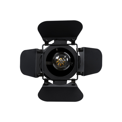 GLOBOSTAR® DETROIT 01372 Vintage Φωτιστικό Οροφής με Ντουί 1 x E27 AC 220-240V IP20 - Μαύρο - Μ26 x Π26 x Υ37cm