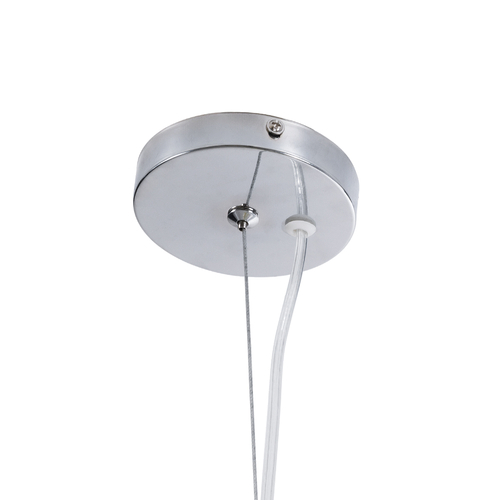 GLOBOSTAR® SCANDI 01267 Vintage Κρεμαστό Φωτιστικό Οροφής με Ντουί 1 x E27 AC 220-240V IP20 - Μπεζ - Μ38 x Π38 x Y50cm