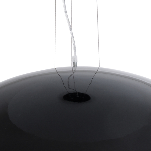 GLOBOSTAR® SERENIA 01272 Μοντέρνο Κρεμαστό Φωτιστικό Οροφής με Ντουί 1 x E27 AC 220-240V IP20 - Μαύρο & Λευκό - Μ90 x Π90 x Υ40cm