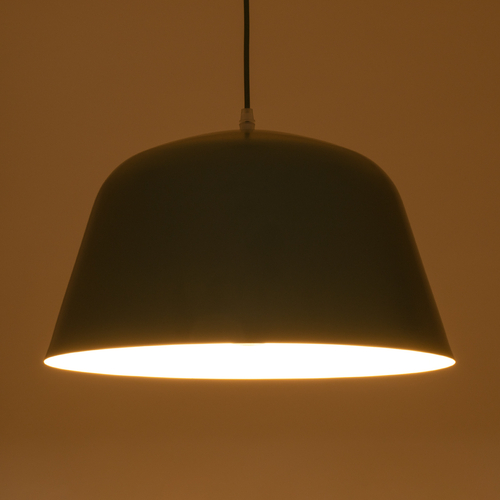 GLOBOSTAR® UPVALE 01285 Μοντέρνο Κρεμαστό Φωτιστικό Οροφής με Ντουί 1 x E27 AC 220-240V IP20 - Πράσινο & Λευκό - Μ40 x Π40 x Υ24cm