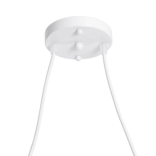 GLOBOSTAR® BIKE 01300 Vintage Κρεμαστό Φωτιστικό Οροφής με Ντουί 2 x E27 AC 220-240V IP20 - Λευκό - Μ67 x Π3.5 x Υ41cm