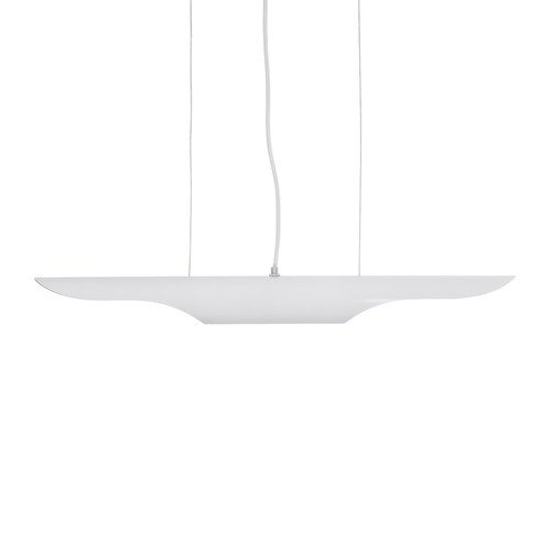 GLOBOSTAR® ESTERINA 01305 Μοντέρνο Κρεμαστό Φωτιστικό Οροφής με Ντουί 2 x E27 AC 220-240V IP20 - Λευκό & Χρυσό - Μ60 x Π6 x Υ6cm