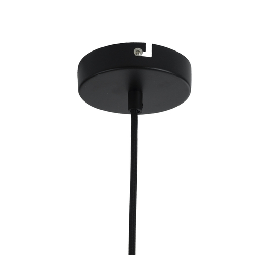 GLOBOSTAR® DURANT 01322 Μοντέρνο Κρεμαστό Φωτιστικό Οροφής με Ντουί 1 x E27 AC 220-240V IP20 - Γκρι & Χρυσό - Μ12 x Π12 x Υ40cm