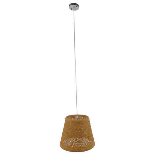 GLOBOSTAR® PLAYROOM 01332 Vintage Κρεμαστό Φωτιστικό Οροφής με Ντουί 1 x E27 AC 220-240V IP20 - Μπεζ - Μ32 x Π32 x Υ27cm