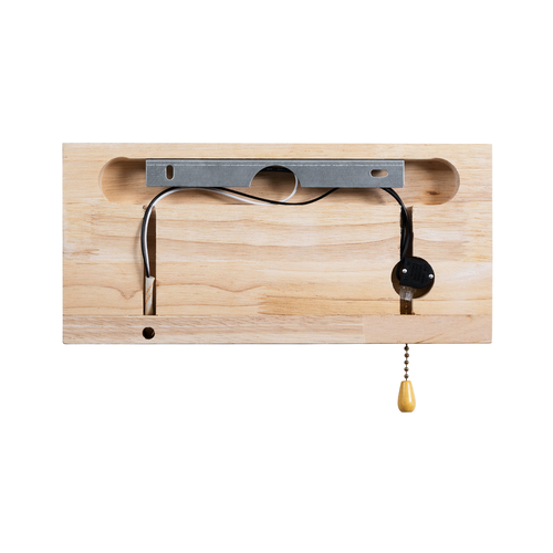 GLOBOSTAR® AMITY 01366 Μοντέρνο Φωτιστικό Τοίχου - Απλίκα με Ντουί 1 x E27 AC 220-240V IP20 - Μπεζ & Λευκό - Μ30 x Π14.5 x Υ15cm