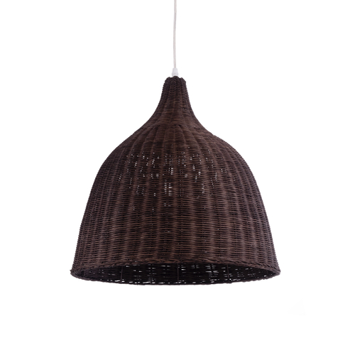 GLOBOSTAR® BAHAMAS 01368 Boho Κρεμαστό Φωτιστικό Οροφής με Ντουί 1 x E27 AC 220-240V IP20 - Καφέ - Μ45 x Π45 x Υ45cm