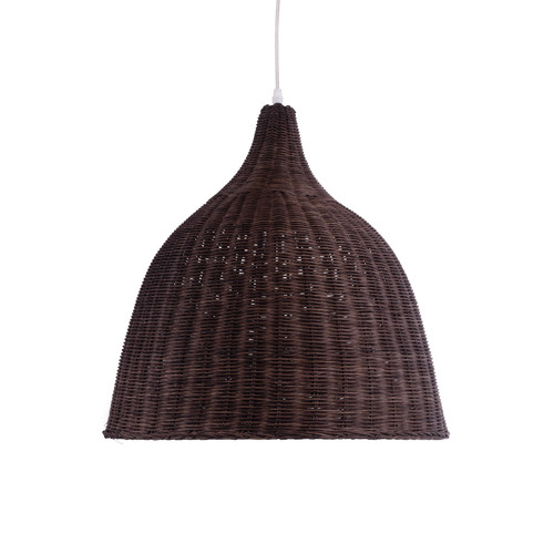 GLOBOSTAR® BAHAMAS 01368 Boho Κρεμαστό Φωτιστικό Οροφής με Ντουί 1 x E27 AC 220-240V IP20 - Καφέ - Μ45 x Π45 x Υ45cm