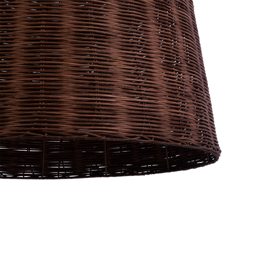 GLOBOSTAR® BAHAMAS 01369 Boho Κρεμαστό Φωτιστικό Οροφής με Ντουί 1 x E27 AC 220-240V IP20 - Καφέ - Μ60 x Π60 x Υ60cm