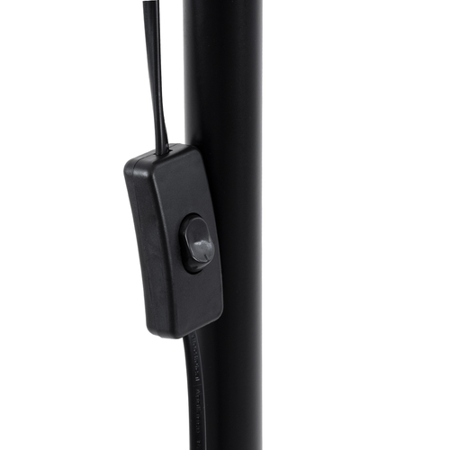 GLOBOSTAR® AUDREY 01468 Vintage Επιδαπέδιο Φωτιστικό με Ντουί 1 x E27 AC 220-240V IP20 - Μαύρο - Μ15 x Π15 x Υ190cm