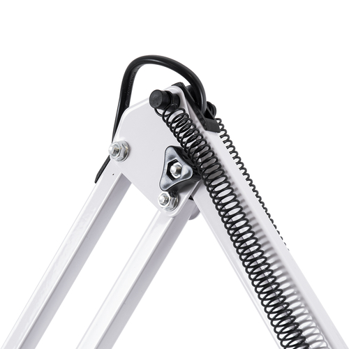 GLOBOSTAR® AUDREY 01471 Vintage Επιδαπέδιο Φωτιστικό με Ντουί 1 x E27 AC 220-240V IP20 - Λευκό - Μ15 x Π15 x Υ190cm