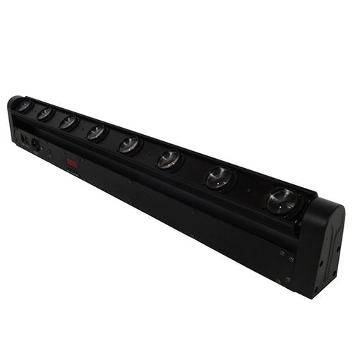 GLOBOSTAR® BAR 51132 Stage Κινούμενη Ρομποτική Κεφαλή Super Beam LED 160W 8° AC 220-240V IP20 8 x 20W CREE Chip Πολύχρωμο RGBW Dimmable DMX512 Protocol 9/38 Channels - Μ110 x Π13.2 x Υ15.5cm - 2 Χρόνια Εγγύηση