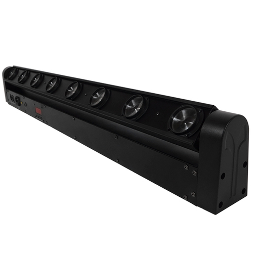 GLOBOSTAR® BAR 51132 Stage Κινούμενη Ρομποτική Κεφαλή Super Beam LED 160W 8° AC 220-240V IP20 8 x 20W CREE Chip Πολύχρωμο RGBW Dimmable DMX512 Protocol 9/38 Channels - Μ110 x Π13.2 x Υ15.5cm - 2 Χρόνια Εγγύηση