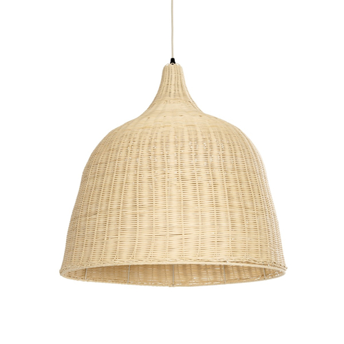 GLOBOSTAR® BAHAMAS 01370 Boho Κρεμαστό Φωτιστικό Οροφής με Ντουί 1 x E27 AC 220-240V IP20 - Μπεζ - Μ60 x Π60 x Υ60cm