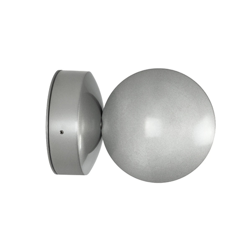 GLOBOSTAR® SEPTUM 93067 Μοντέρνο Φωτιστικό Τοίχου - Απλίκα LED 9W 1150lm 1° AC 220-240V IP44 Μπλε - CREE XPE Chip & TÜV SÜD Driver - Γκρι Ανθρακί Ματ - Μ12 x Π11 x Υ17cm - 5 Χρόνια Εγγύηση