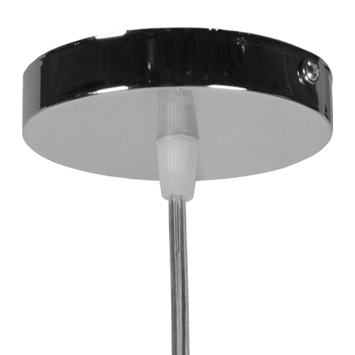 GLOBOSTAR® BOSSANOVA 01313 Μοντέρνο Κρεμαστό Φωτιστικό Οροφής με Ντουί 1 x E27 AC 220-240V IP20 - Γκρι - Μ18 x Π18 x Υ23cm