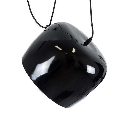 GLOBOSTAR® JASPER 01373 Μοντέρνο Κρεμαστό Φωτιστικό Οροφής με Ντουί 1 x E27 AC 220-240V IP20 - Μαύρο & Λευκό - Μ26.5 x Π26.5 x Υ20.5cm