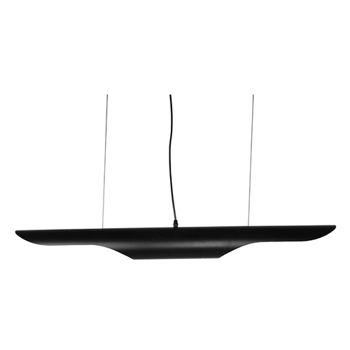 GLOBOSTAR® ESTERINA 01473 Μοντέρνο Κρεμαστό Φωτιστικό Οροφής με Ντουί 2 x E27 AC 220-240V IP20 - Μαύρο & Χρυσό - Μ100 x Π10 x Y10cm